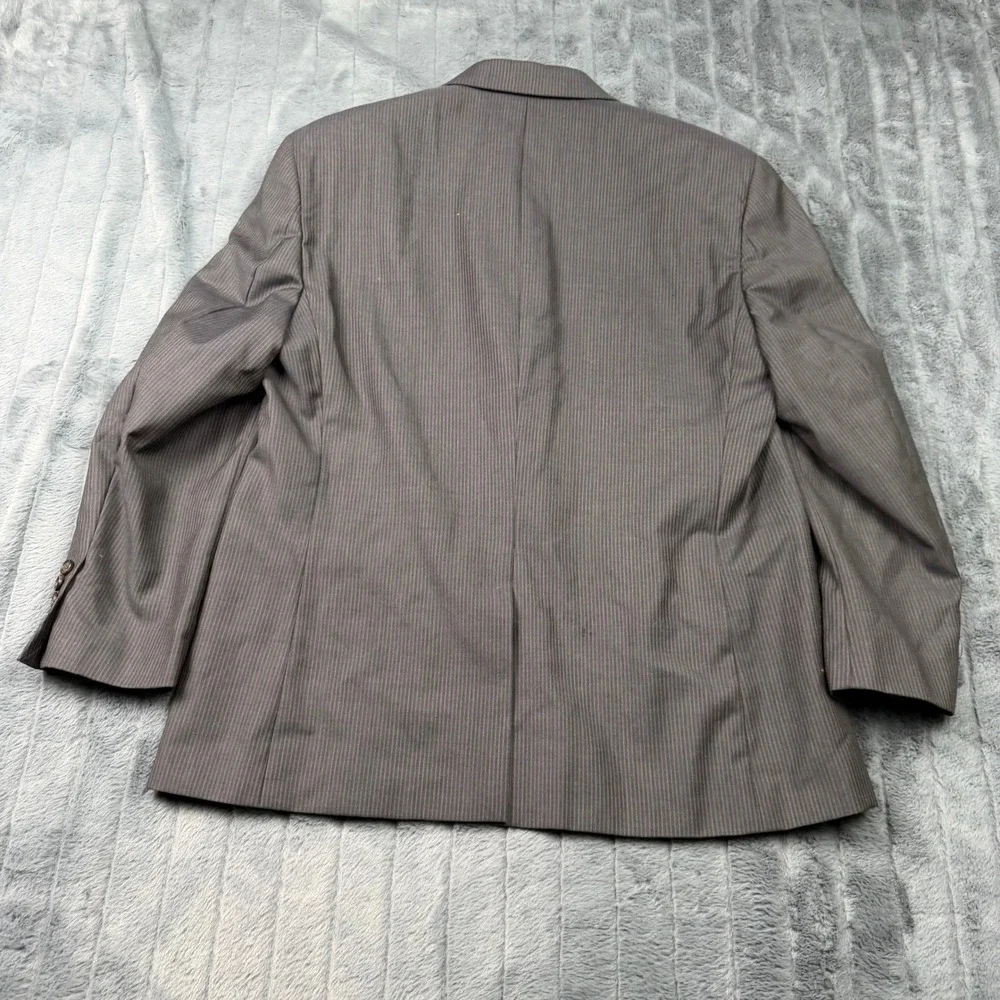 Ralph Ralph Lauren Mens 42S Wool Pinstripe Blazer Grey 2 Button Sport Coat 12213
